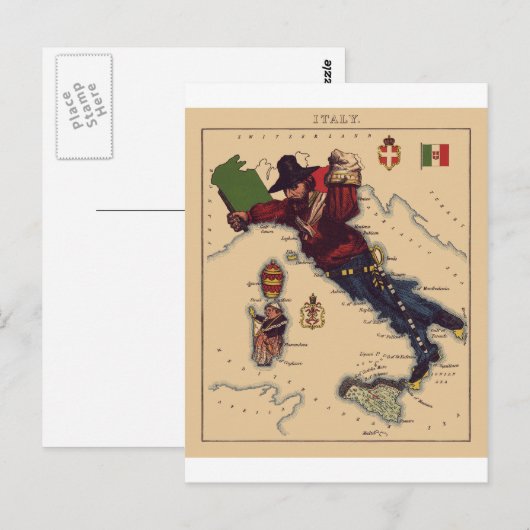 Italië Briefkaart (Voorkant / Achterkant)