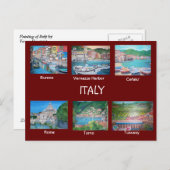 Italië - Briefkaart (Voorkant / Achterkant)