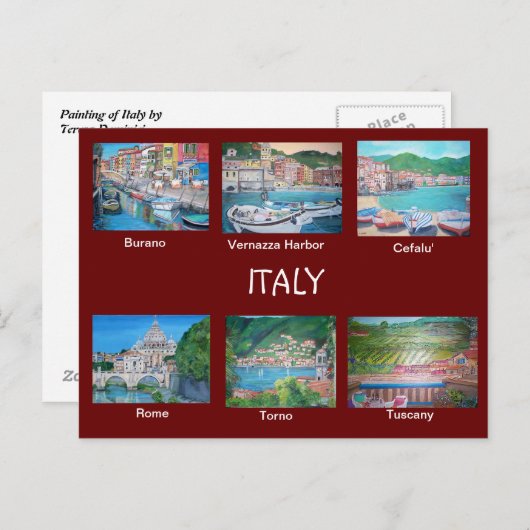 Italië - Briefkaart (Voorkant / Achterkant)