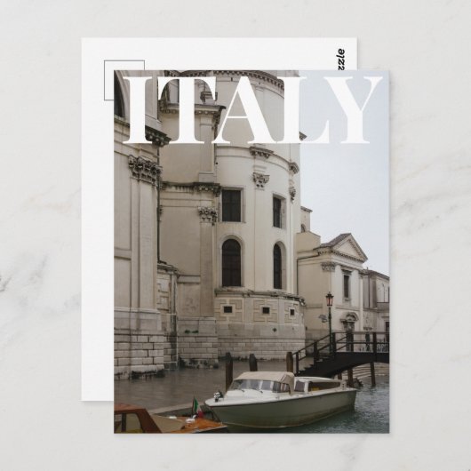 ITALIË BRIEFKAART (Voorkant / Achterkant)