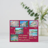 Italië - Briefkaart met kerst (Staand voorkant)