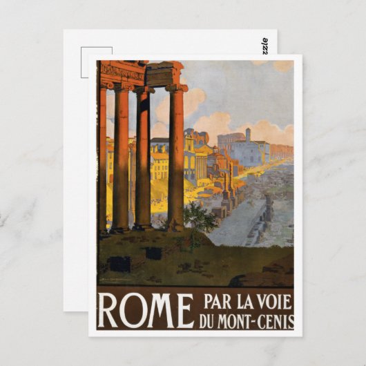  Italië Briefkaart reisposter (Voorkant / Achterkant)