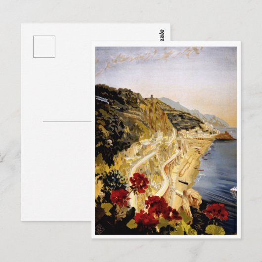  Italië Briefkaart reisposter (Voorkant / Achterkant)