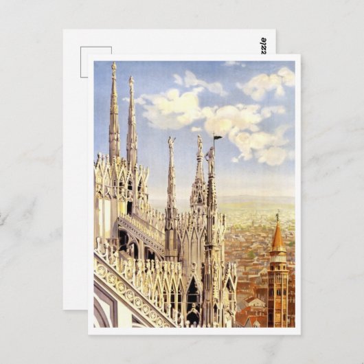  Italië Briefkaart reisposter (Voorkant / Achterkant)