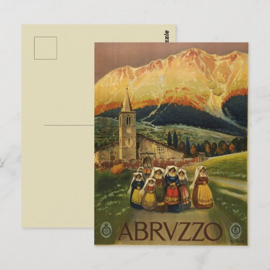  Italië Briefkaart reisposter (Voorkant / Achterkant)