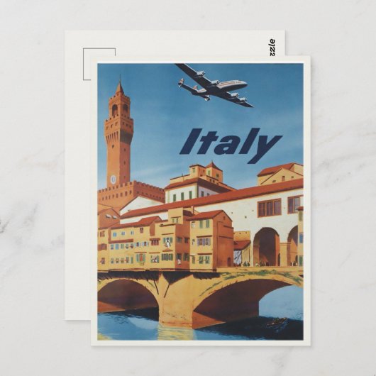  Italië Briefkaart reisposter (Voorkant / Achterkant)