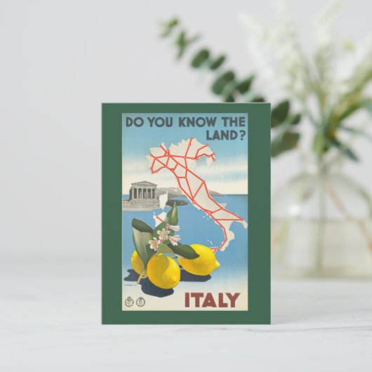  Italië Briefkaart reizen (Staand voorkant)