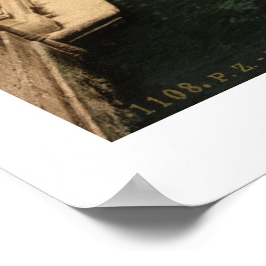  Italië, Brug van Sighs Venice Poster (Hoek)