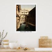  Italië, Brug van Sighs Venice Poster (Keuken)