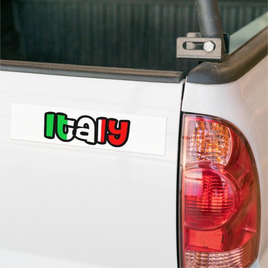 Italië Bumpersticker (Op Truck)