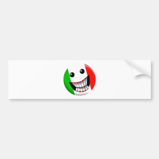 Italië Bumpersticker (Voorkant)