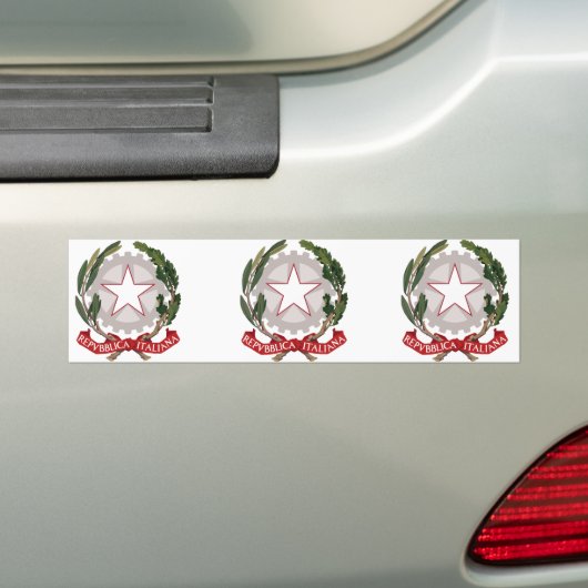 Italië Bumpersticker (Op auto)