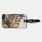 Italië, Burano. Kleurrijke huizen van lijn a Bagagelabel (Voorkant horizontaal)