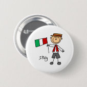 Italië Button (Voorkant /achterkant)