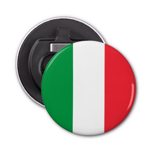 Italië Button Flesopener (Voorkant)