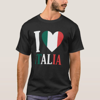 Italië Cadeau Vlag Italië Vintage Italia Italiaans T-shirt