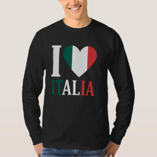 Italië Cadeau Vlag Italië Vintage Italia Italiaans T-shirt