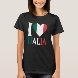 Italië Cadeau Vlag Italië Vintage Italia Italiano  T-shirt