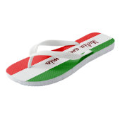 Italië Cadeau voor Italië Liefhebbers, Italië Vlag Teenslippers (Schuin)