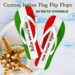 Italië Cadeau voor Italië Liefhebbers, Italië Vlag Teenslippers