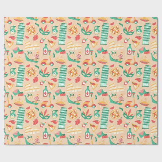 Italië Cadeaupapier (Vlak)