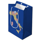 Italië cadeautas - Kleurig regionaal ontwerp (Voorkant Gekanteld)