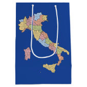 Italië cadeautas - Kleurig regionaal ontwerp (Achterkant)