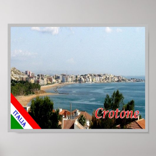 Italië - Calabrië - Crotone - Poster (Voorkant)