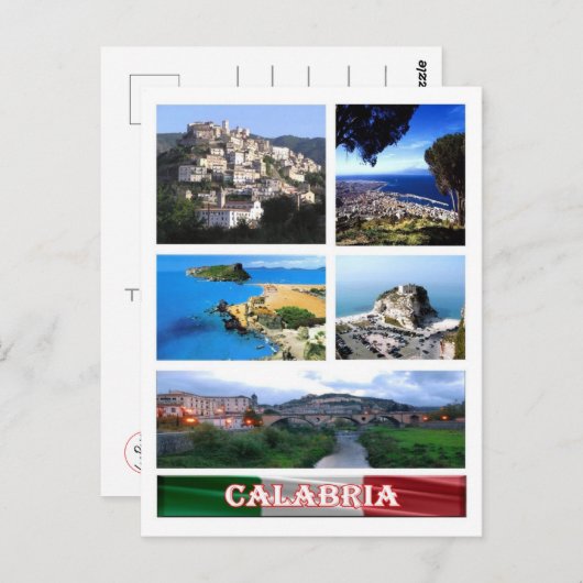 Italië - Calabrië - Mozaïek - Briefkaart (Voorkant / Achterkant)