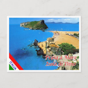 Italië - Calabrië - Praia a Mare - Isola di Dino - Briefkaart