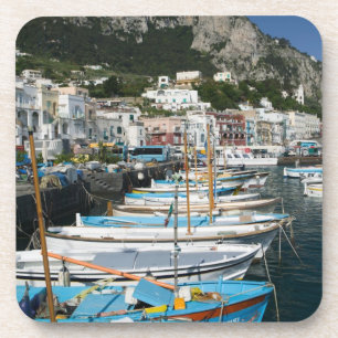 ITALIË, Campania, (Baai van Napels), CAPRI: Marina Bier Onderzetter