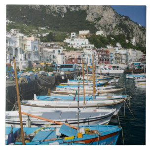 ITALIË, Campania, (Baai van Napels), CAPRI: Marina Tegeltje