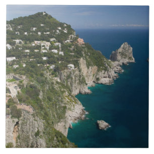 ITALIË, Campania, (Baai van Napels), CAPRI: Tegeltje