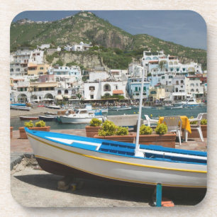 ITALIË, Campania, (Baai van Napels), ISCHIA, Bier Onderzetter