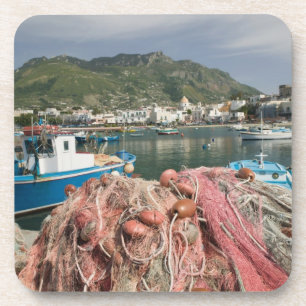 ITALIË, Campania, (Baai van Napels), ISCHIA, FORIO Bier Onderzetter