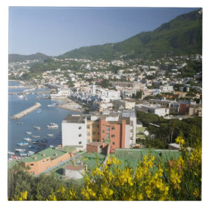 ITALIË, Campania, (Baai van Napels), ISCHIA, LACCO Tegeltje