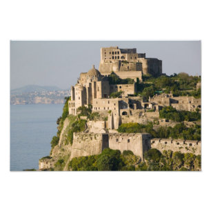 ITALIË, Campania, Golf van Napels), ISCHIA, Foto Afdruk