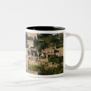 ITALIË, Campania, Golf van Napels), ISCHIA, Tweekleurige Koffiemok