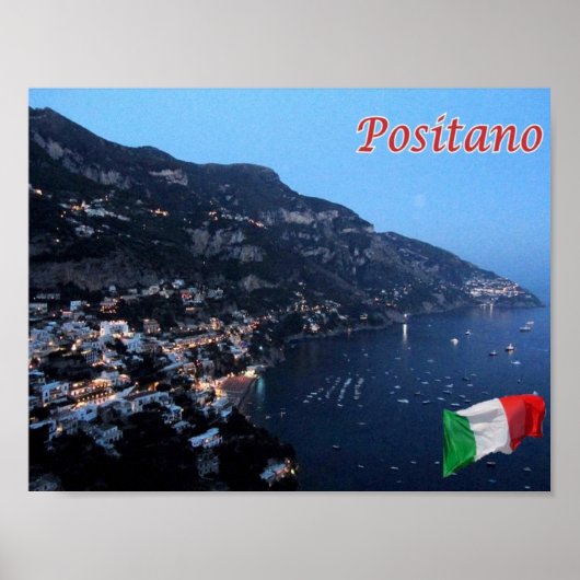 Italië - Campania - Positano - Poster (Voorkant)