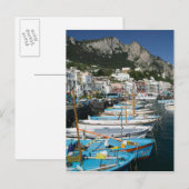 ITALIË, Campanië (Baai van Napels), CAPRI: Marina Briefkaart (Voorkant / Achterkant)