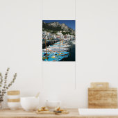 ITALIË, Campanië (Baai van Napels), CAPRI: Marina Poster (Keuken)