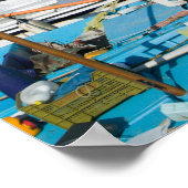 ITALIË, Campanië (Baai van Napels), CAPRI: Marina Poster (Hoek)