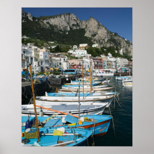 ITALIË, Campanië (Baai van Napels), CAPRI: Marina Poster
