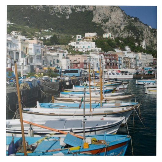 ITALIË, Campanië (Baai van Napels), CAPRI: Marina Tegeltje (Voorkant)