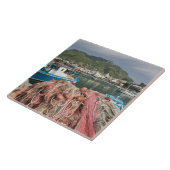 ITALIË, Campanië (Baai van Napels), ISCHIA, FORIO: Tegeltje (Zijkant)