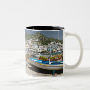 ITALIË, Campanië (Baai van Napels), ISCHIA, Tweekleurige Koffiemok