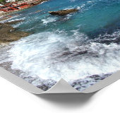 Italië - Campanië - Capri - Marina Piccola - Poster (Hoek)