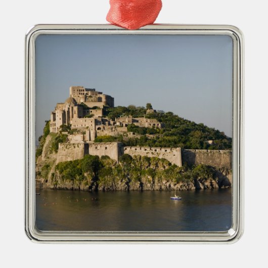 ITALIË, Campanië, de baai van Napels), ISCHIA, 2 Metalen Ornament (Voorkant)