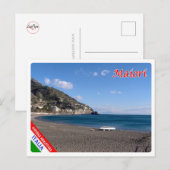 Italië - Campanië - kust van Amalfi - Maiori - str Briefkaart (Voorkant / Achterkant)