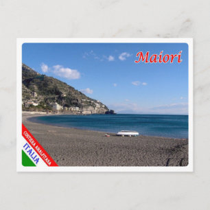 Italië - Campanië - kust van Amalfi - Maiori - str Briefkaart